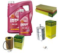 Mann-Filter Inspektionspakete mannol Énergie 5W-20 6L pour BMW 7er 735i Il 730i