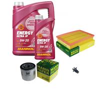 Mann-Filter Inspektionspakete mannol Énergie 5W-20 6L pour Ford Focus II 1.6