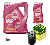 Mann-Filter Inspektionspakete mannol Énergie 5W-20 6L pour Nissan Micra III