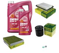 Mann-Filter Inspektionspakete mannol Énergie 5W-20 6L pour Toyota De Auris 1.6