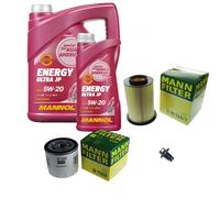 MANN-FILTER Kit Inspection MANNOL Energy 5W-20 6L pour Ford Kuga II DM2 Focus