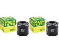 MANN-FILTER MW 65 Filtre à huile - pour Motos (Lot de 2)