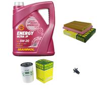 MANN-FILTER Paquets D'Inspection MANNOL 5L Energy 5W-20 Pour Ford Fusion 1.6