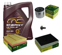 MANN-FILTER Paquets D'Inspection MANNOL 5L Energy 5W-20 Pour Ford S-Max