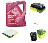 MANN-FILTER Paquets D'Inspection MANNOL 5L Energy 5W-20 Pour Hyundai I20 1.2