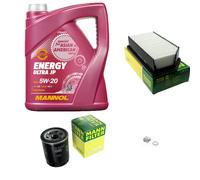 MANN-FILTER Paquets D'Inspection MANNOL 5L Energy 5W-20 Pour Hyundai I20 1.2