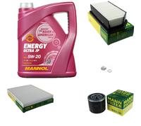 MANN-FILTER Paquets D'Inspection MANNOL 5L Energy 5W-20 Pour Hyundai IX20 1.4