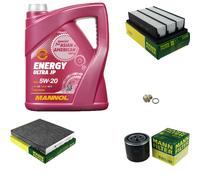 MANN-FILTER Paquets D'Inspection MANNOL 5L Energy 5W-20 Pour Hyundai Santa Fé II