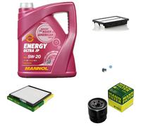 MANN-FILTER Paquets D'Inspection MANNOL 5L Energy 5W-20 Pour KIA Picanto 1.0 1.2