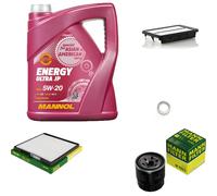 MANN-FILTER Paquets D'Inspection MANNOL 5L Energy 5W-20 Pour KIA Picanto 1.0 1.2