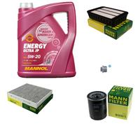 MANN-FILTER Paquets D'Inspection MANNOL 5L Energy 5W-20 Pour Mitsubishi ASX 2.0I