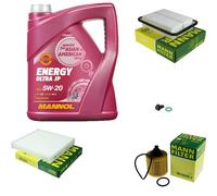 MANN-FILTER Paquets D'Inspection MANNOL 5L Energy 5W-20 Pour Toyota Auris 1.3