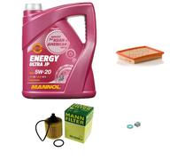 MANN-FILTER Paquets D'Inspection MANNOL 5L Energy 5W-20 Pour Toyota Auris 1.8