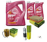 MANN-FILTER Paquets D'Inspection MANNOL 7 L Énergie 5W-20 Pour BMW 3er Cabriolet