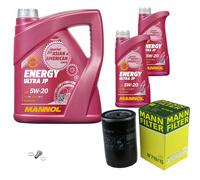 MANN-FILTER Paquets D'Inspection MANNOL 7 L Énergie 5W-20 Pour BMW 3er Cabriolet