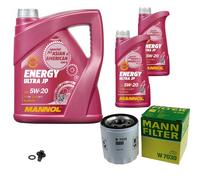 MANN-FILTER Paquets D'Inspection MANNOL 7 L Énergie 5W-20 Pour Dodge Avenger