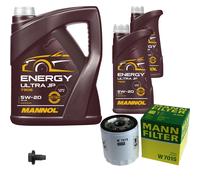 MANN-FILTER Paquets D'Inspection MANNOL 7 L Énergie 5W-20 Pour Ford Ecosport 1.0
