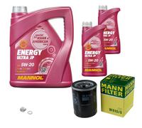 MANN-FILTER Paquets D'Inspection MANNOL 7 L Énergie 5W-20 Pour Honda Jazz II