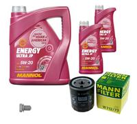 MANN-FILTER Paquets D'Inspection MANNOL 7 L Énergie 5W-20 Pour Mazda 5 2.0 1.8