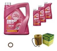 MANN-FILTER Paquets D'Inspection MANNOL 8 L Énergie 5W-20 Pour BMW 3er Cabriolet
