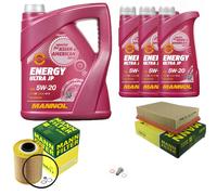 MANN-FILTER Paquets D'Inspection MANNOL 8 L Énergie 5W-20 Pour BMW 3er Cabriolet