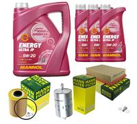 MANN-FILTER Paquets D'Inspection MANNOL 8 L Énergie 5W-20 Pour BMW 3er Cabriolet