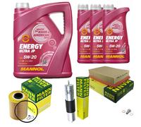 MANN-FILTER Paquets D'Inspection MANNOL 8 L Énergie 5W-20 Pour BMW 3er Cabriolet
