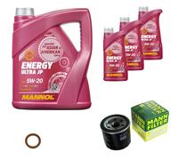 MANN-FILTER Paquets D'Inspection MANNOL 8 L Énergie 5W-20 Pour Mazda 3 1.6 1.4