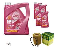 MANN-FILTER Paquets D'Inspection MANNOL 9 L Énergie 5W-20 Pour BMW 3er Cabriolet