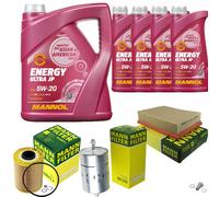 MANN-FILTER Paquets D'Inspection MANNOL 9 L Énergie 5W-20 Pour BMW 3er Cabriolet