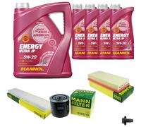 MANN-FILTER Paquets D'Inspection MANNOL 9 L Énergie 5W-20 Pour Ford Mondeo III
