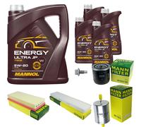 MANN-FILTER Paquets D'Inspection MANNOL 9 L Énergie 5W-20 Pour Ford Mondeo III