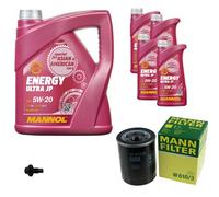 MANN-FILTER Paquets D'Inspection MANNOL 9 L Énergie 5W-20 Pour Mazda 929 III 3.0