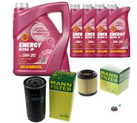 MANN-FILTER Paquets D'Inspection MANNOL 9 L Énergie 5W-20 Pour Porsche 928