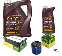 MANN-FILTER Paquets D'Inspection MANNOL Energy 5W-20 6L Pour Hyundai I30 1.4 1.6