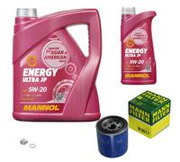 MANN-FILTER Paquets D'Inspection MANNOL Energy 5W-20 6L Pour Hyundai I30 1.4 1.6
