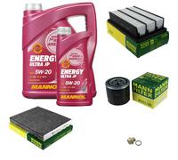 MANN-FILTER Paquets D'Inspection MANNOL Energy 5W-20 6L Pour Hyundai Santa Fé II