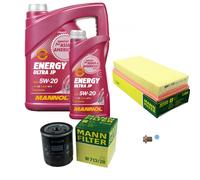 MANN-FILTER Paquets D'Inspection MANNOL Energy 5W-20 6L Pour MG MGF 1.8I 16V 18I
