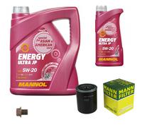 MANN-FILTER Paquets D'Inspection MANNOL Energy 5W-20 6L Pour Nissan Patrol GR IV