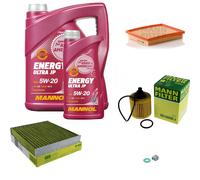 MANN-FILTER Paquets D'Inspection MANNOL Energy 5W-20 6L Pour Toyota Auris 1.8