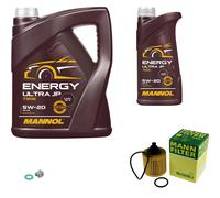 MANN-FILTER Paquets D'Inspection MANNOL Energy 5W-20 6L Pour Toyota Auris 1.8