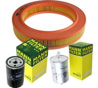 MANN-FILTER Set Air Huile Carburant Pour VW Polo 86C 80 1.0 Cat Coupe