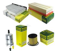 MANN-FILTER Set Air Intérieur Huile Carburant Pour VW Golf V 1K1 1.4 TSI 5M1 521