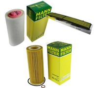 MANN-FILTER Set Air Intérieur Huile Pour BMW 1ER E81 120D E87 120I 118D