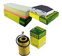 MANN-FILTER Set Air Intérieur Huile pour Yeti 5L 2.0 Tdi 4x4 8U Quattro