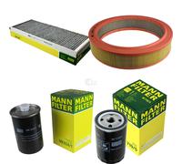 MANN-FILTER Set Filtre à Air D'Habitacle à Huile Carburant 10224597