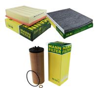 MANN-FILTER Set Filtre à Air Filtre D'Habitacle Huile pour Superb 3U4 2.5