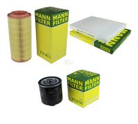 MANN-FILTER Set Filtre à Air Filtre D'Habitacle Huile pour VW De Lupo 6X1 6E1