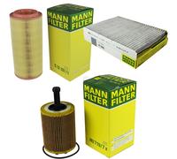 MANN-FILTER Set Filtre D'Habitacle Filtre à Huile pour VW Polo 6N2 1.4
