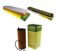 MANN-FILTER Set Luft Intérieur Huile Pour BMW X3 E83 XDRIVE18D 2.0 D XDRIVE20D